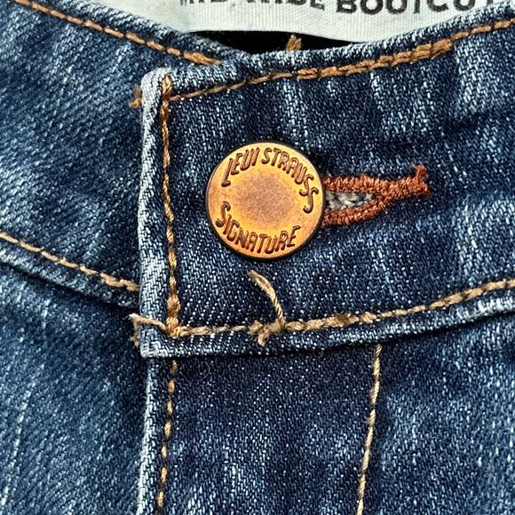 Y2K Levi Jeans 4M Signature Midrise Bootcut Straight Streetwear Classic Everyday - Picture 4 of 12